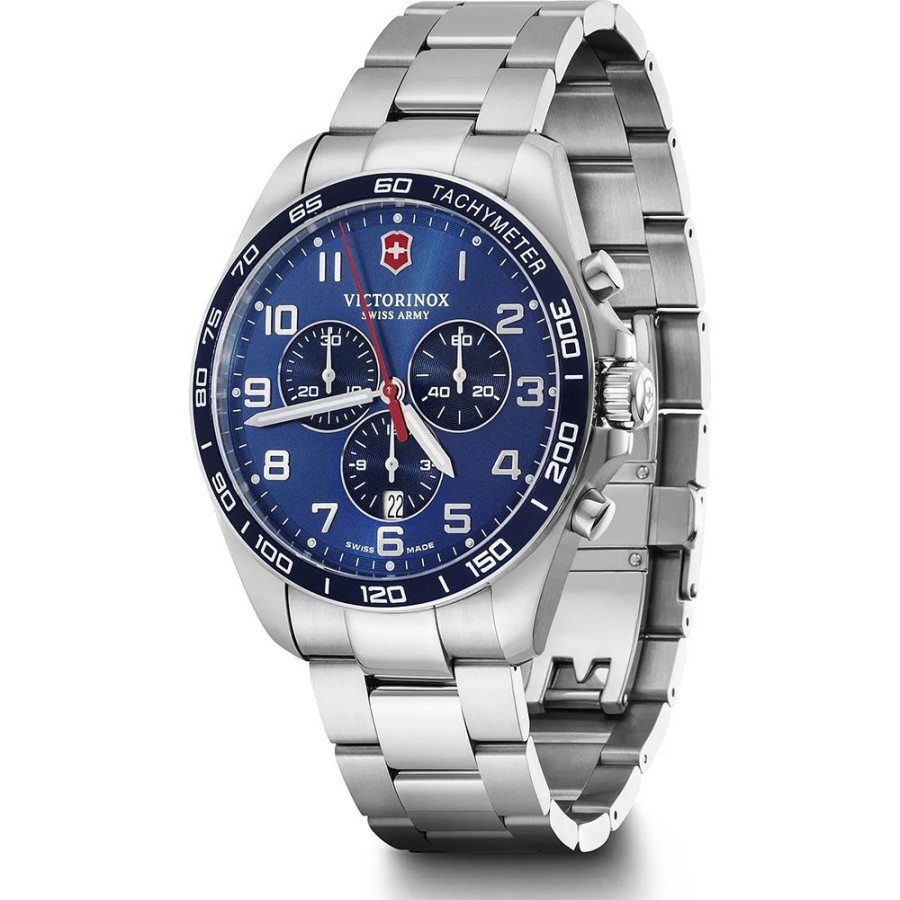 Homem Victorinox Swiss Army | Relogio Victorinox Swiss Army Fieldforce 241901 Fieldforce Chronograph