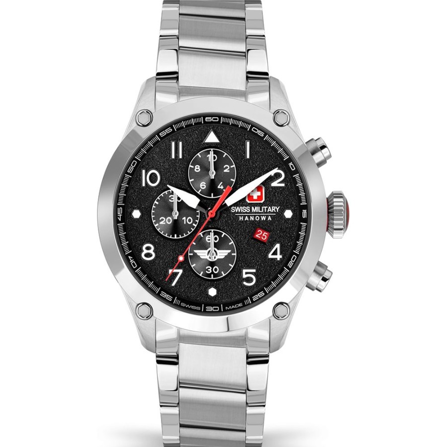 Homem Swiss Military Hanowa | Relogio Swiss Military Hanowa Air Smwgi2101501 Nightflighter