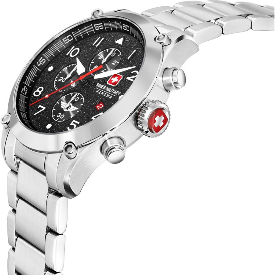 Homem Swiss Military Hanowa | Relogio Swiss Military Hanowa Air Smwgi2101501 Nightflighter