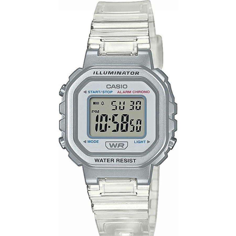 Criancas Casio | Relogio Casio Vintage La-20Whs-7Aef Collection Transparent