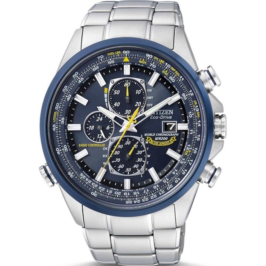 Homem Citizen | Relogio Citizen Sky At8020-54L-Sc Promaster Sky - Blue Angels