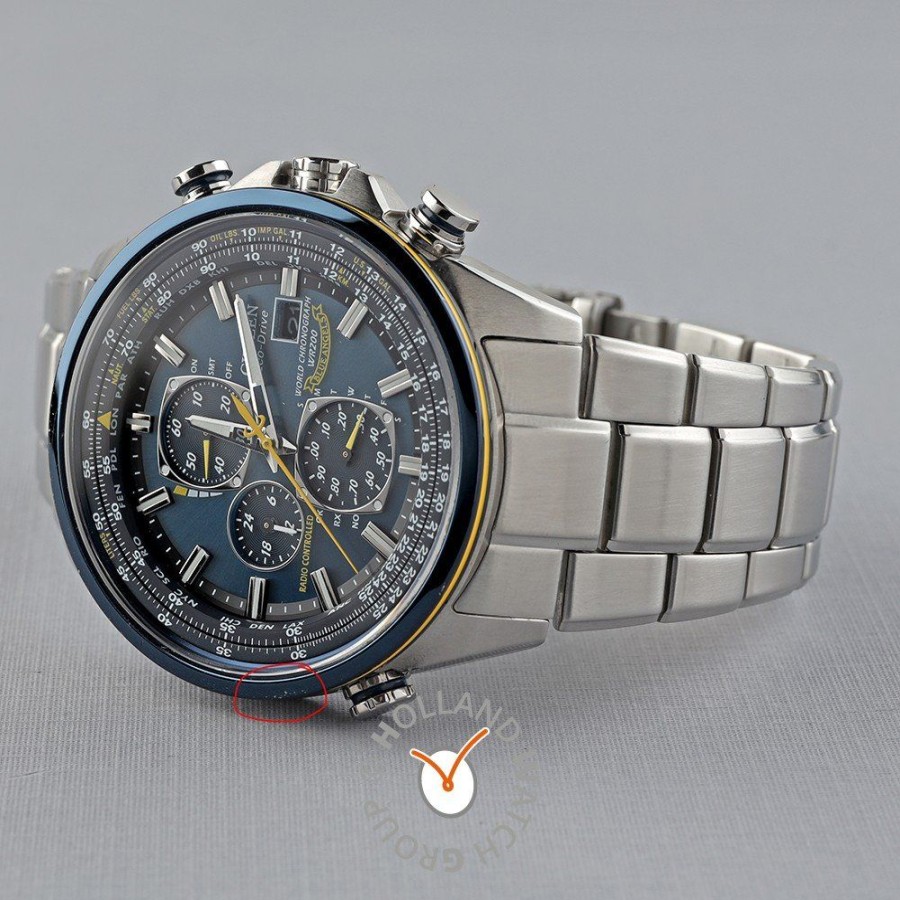 Homem Citizen | Relogio Citizen Sky At8020-54L-Sc Promaster Sky - Blue Angels