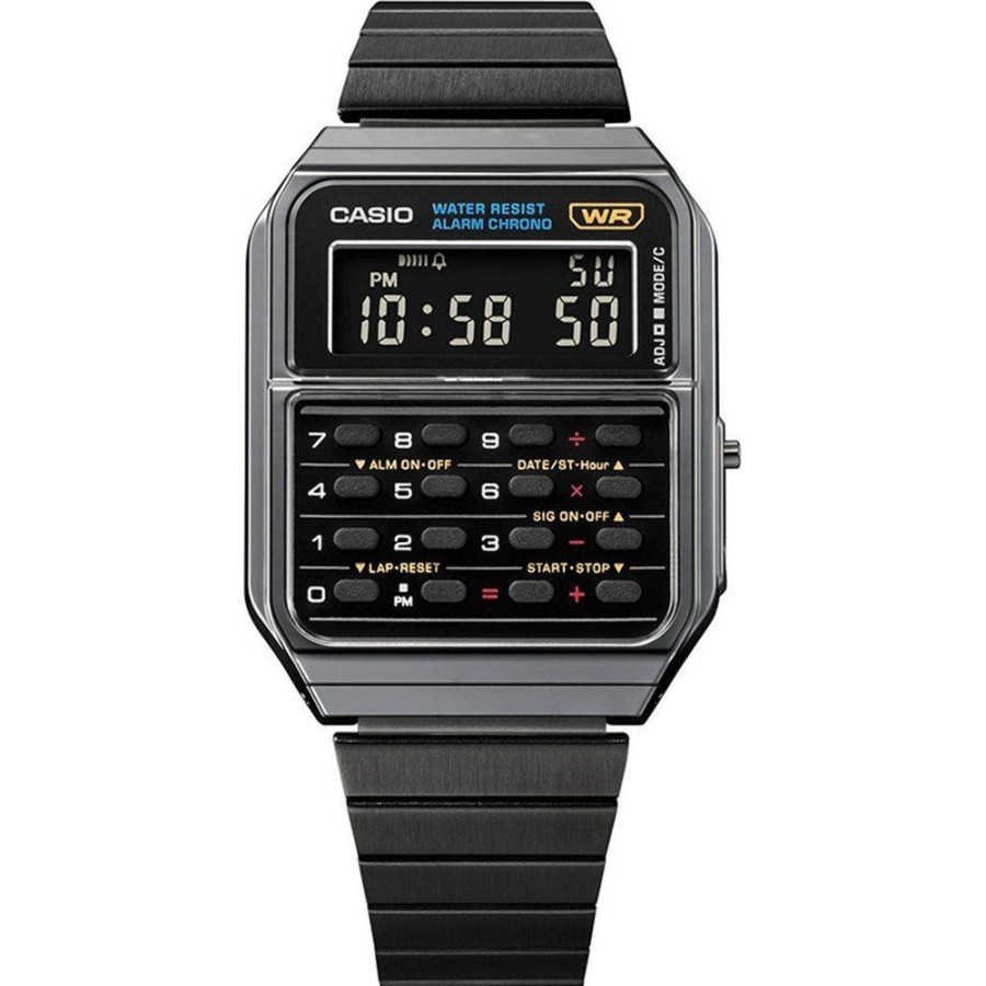 Homem Casio | Relogio Casio Vintage Ca-500Wegg-1Bef Vintage Calculator