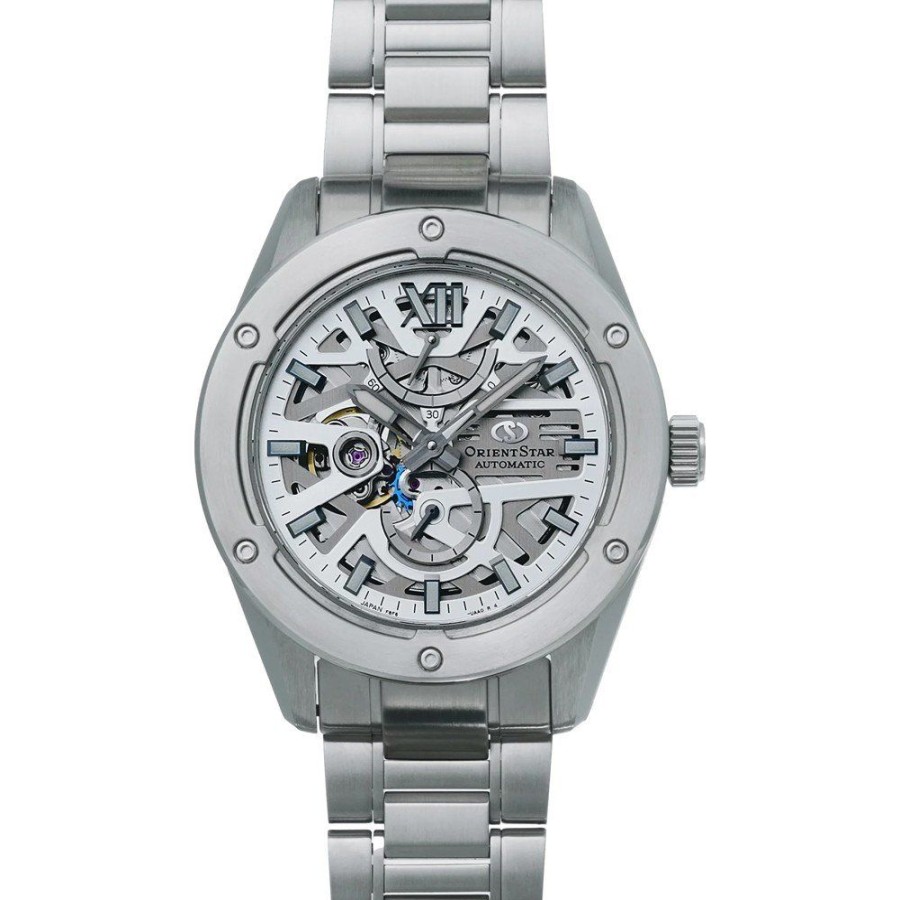 Homem Orient | Relogio Orient Star Re-Bz0001S Avant Garde Skeleton