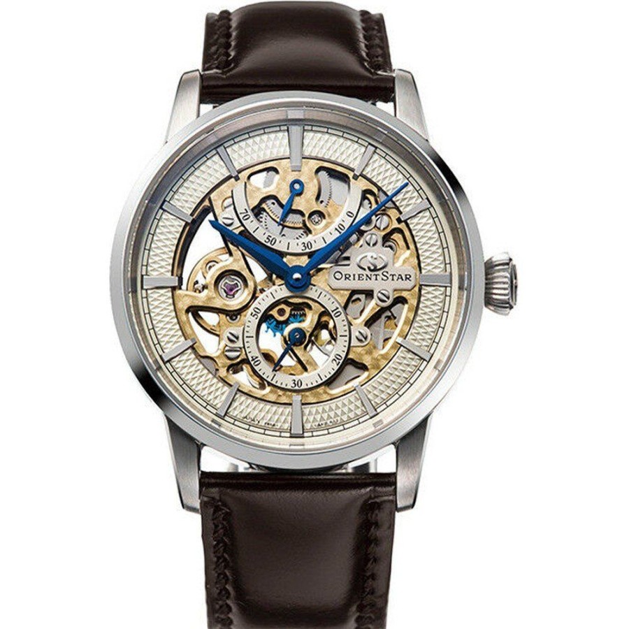 Homem Orient | Relogio Orient Classic Re-Az0004S Classic Skeleton