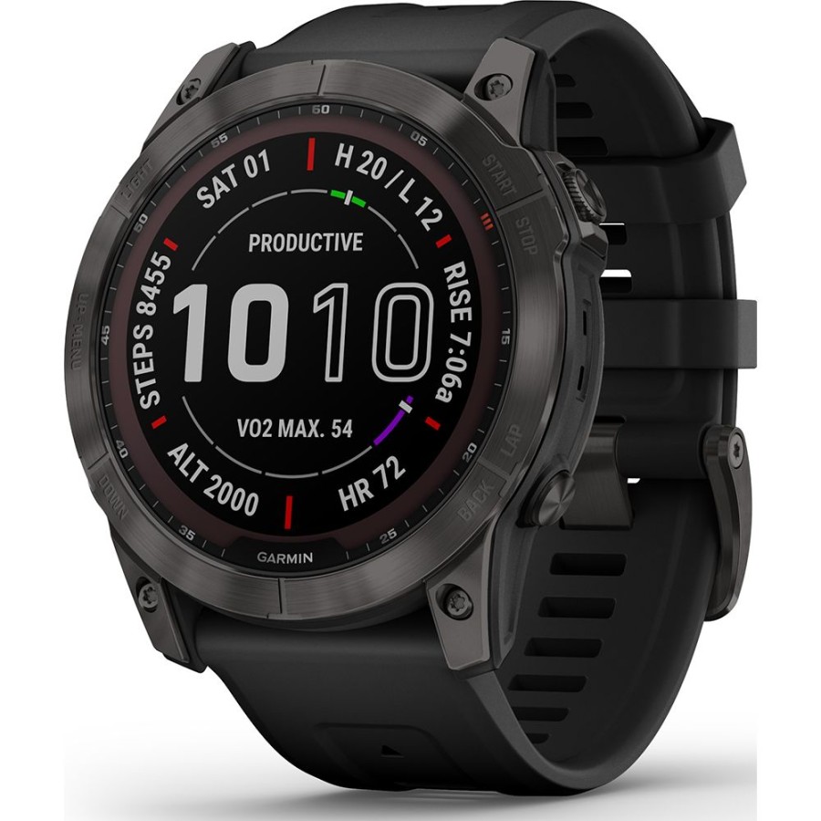 Homem Garmin | Relogio Garmin Fenix 010-02541-11 Fenix 7X Sapphire Solar