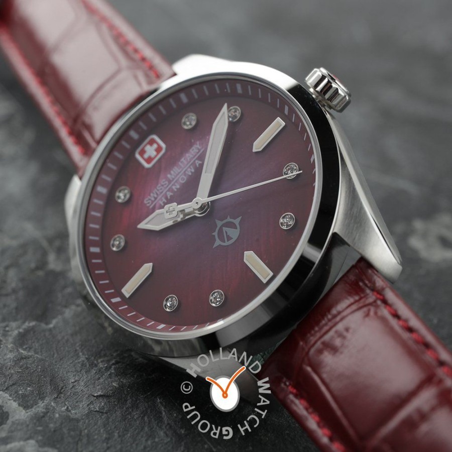 Mulher Swiss Military Hanowa | Relogio Swiss Military Hanowa Land Smwla2100802 Mountain Crystal