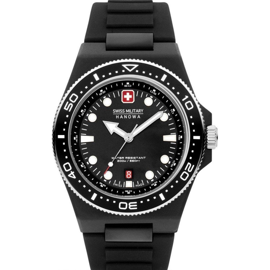 Homem Swiss Military Hanowa | Relogio Swiss Military Hanowa Aqua Smwgn0001180 Ocean Pioneer