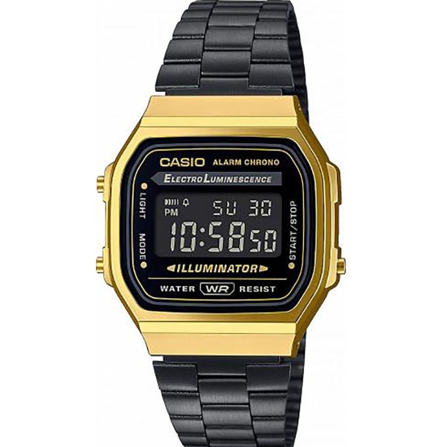 Homem Casio | Relogio Casio Vintage A168Wegb-1Bef Retro Mirror