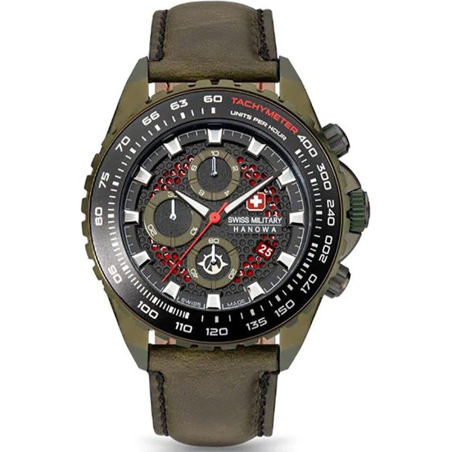 Homem Swiss Military Hanowa | Relogio Swiss Military Hanowa Land Smwgc2102290 Iguana