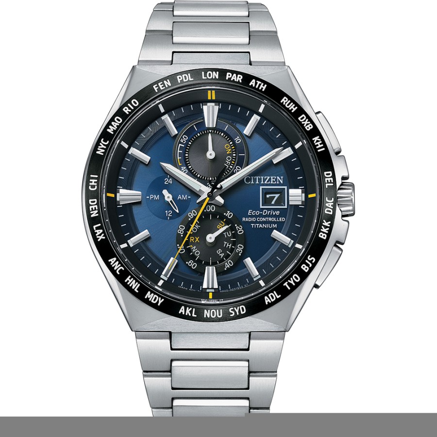 Homem Citizen | Relogio Citizen Super Titanium At8234-85L Radio Controlled