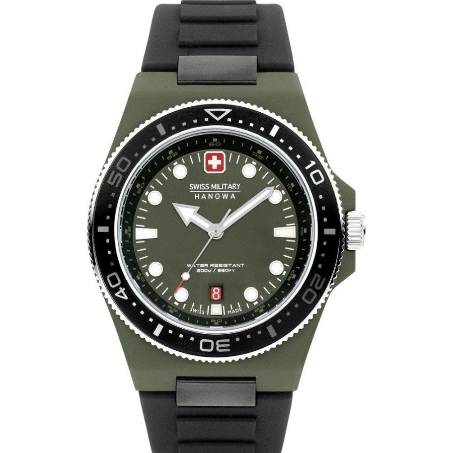 Homem Swiss Military Hanowa | Relogio Swiss Military Hanowa Aqua Smwgn0001181 Ocean Pioneer