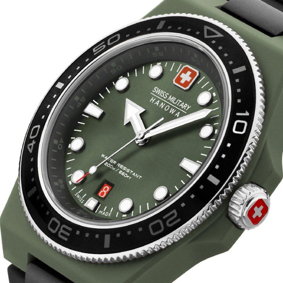 Homem Swiss Military Hanowa | Relogio Swiss Military Hanowa Aqua Smwgn0001181 Ocean Pioneer