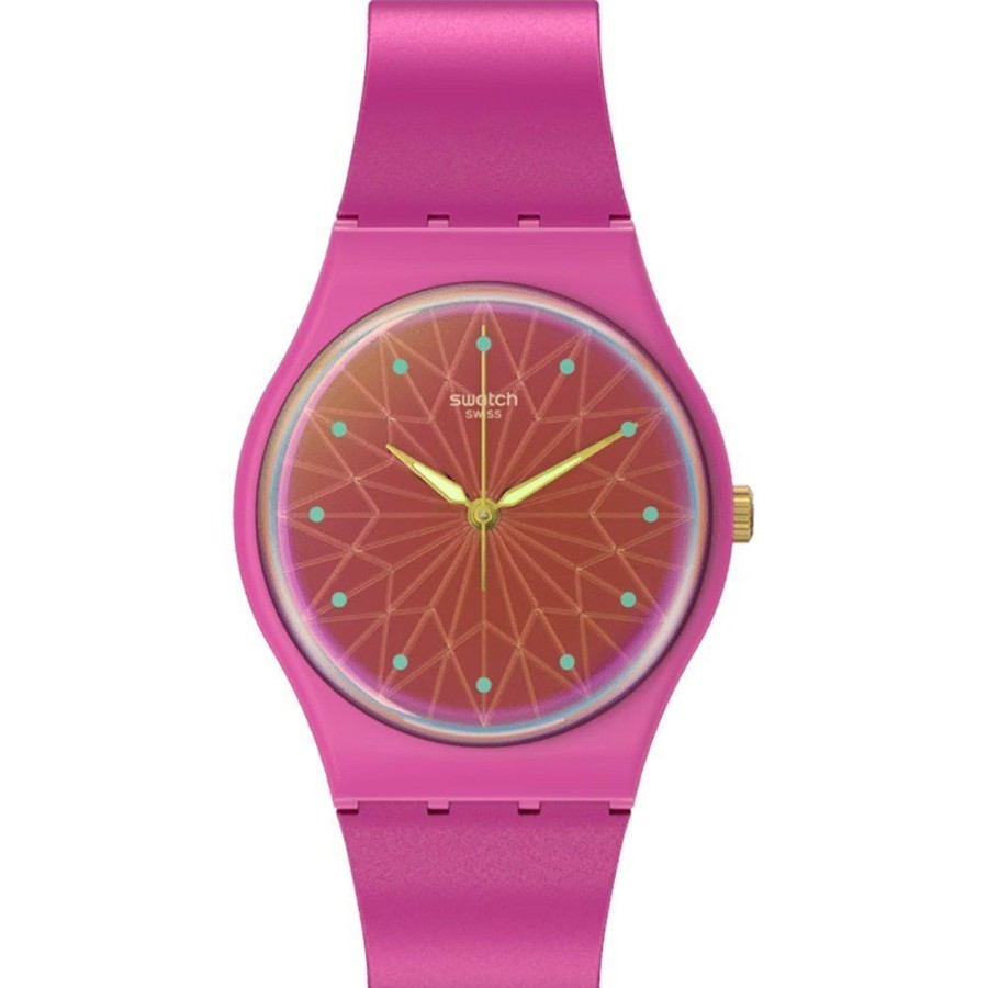 Mulher Swatch | Relogio Swatch The Originals Bio-Reloaded So28P110 Fantastic Fuchsia