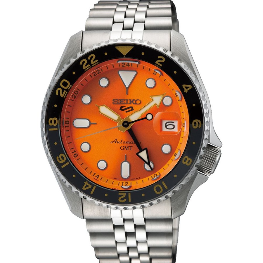 Homem Seiko | Relogio Seiko 5 Sports Ssk005K1 Seiko 5 Sports - Mikan Orange