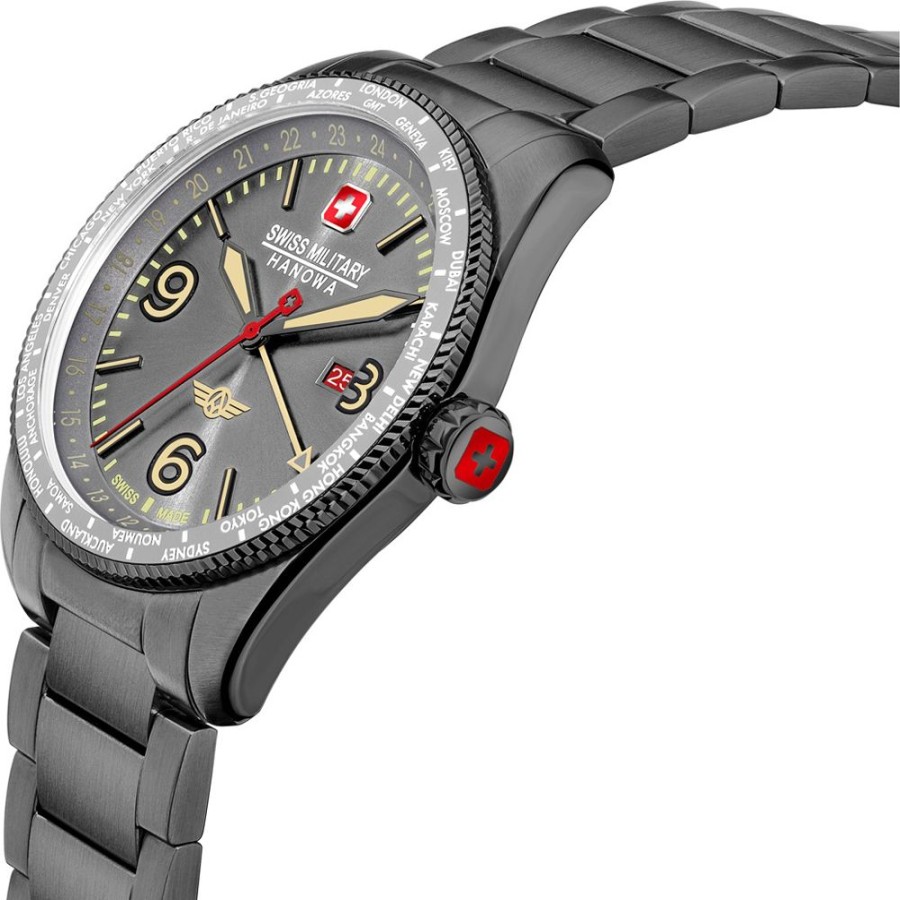 Homem Swiss Military Hanowa | Relogio Swiss Military Hanowa Land Smwgh2100940 City Hawk