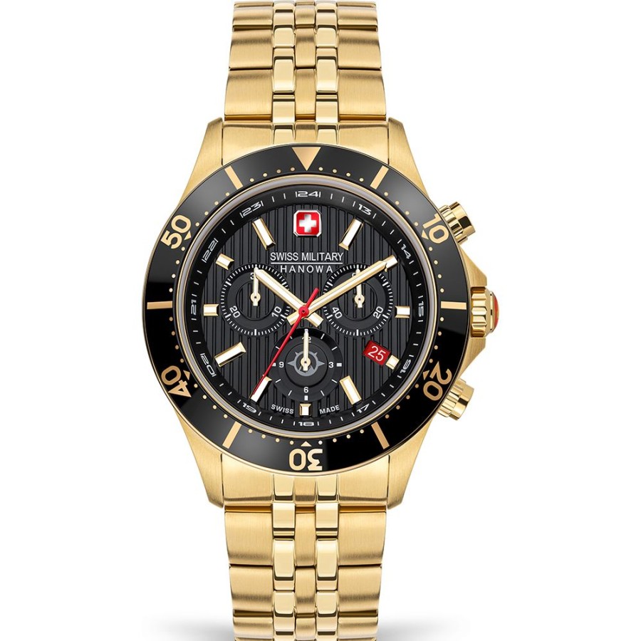 Homem Swiss Military Hanowa | Relogio Swiss Military Hanowa Land Smwgi2100710 Flagship X Chrono