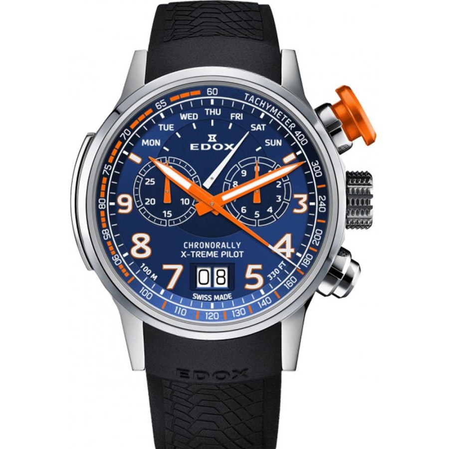 Homem Edox | Relogio Edox Chronorally 38001-Tinoca-Buo3 Chronorally-S