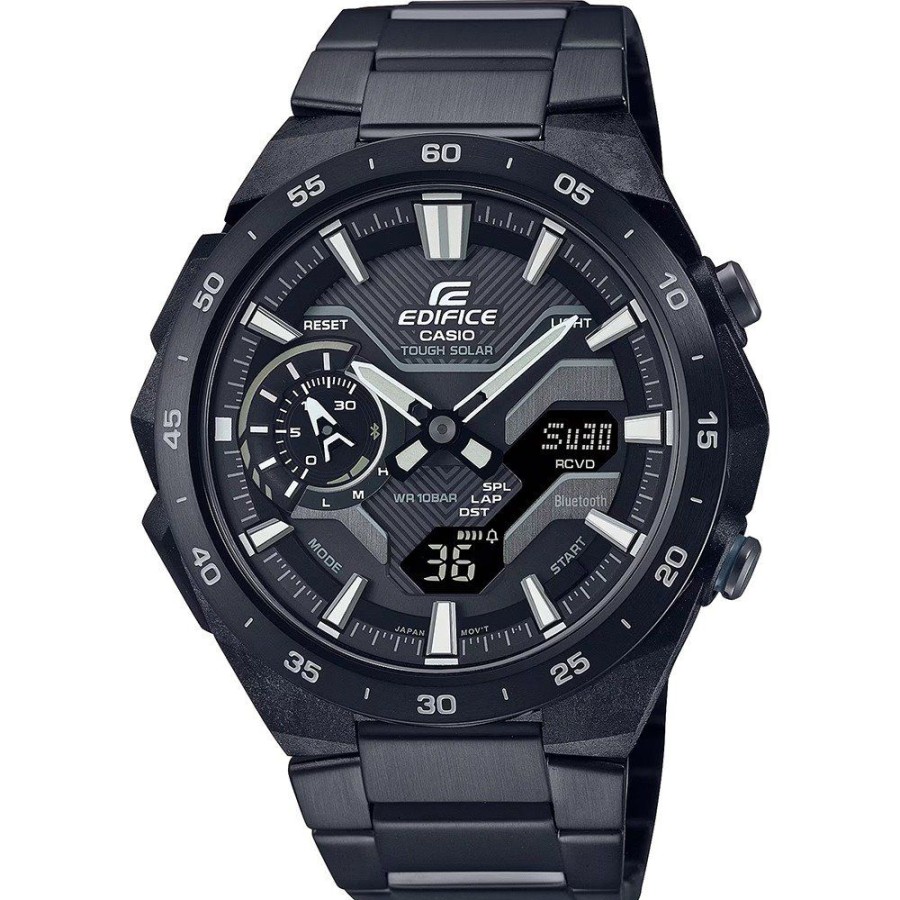 Homem Casio Edifice | Relogio Casio Edifice Bluetooth Ecb-2200Dc-1Aef Windflow