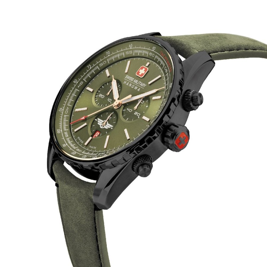 Homem Swiss Military Hanowa | Relogio Swiss Military Hanowa Smwgc0000340 Afterburn Chrono