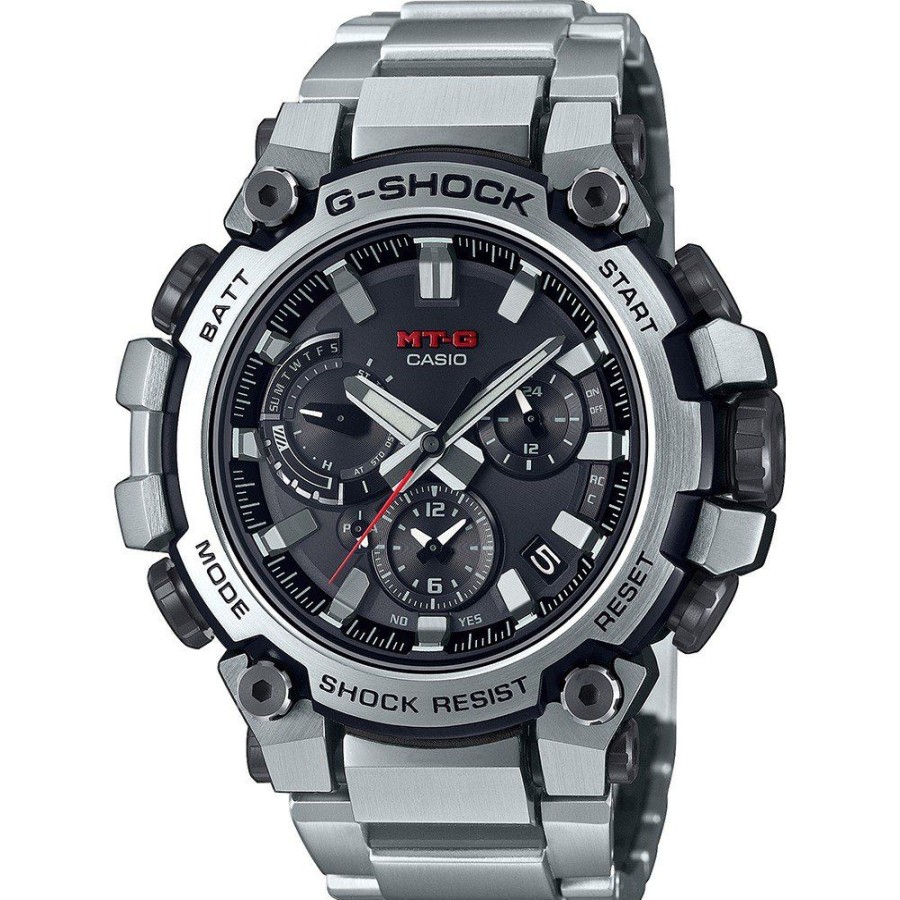 Homem G-Shock | Relogio G-Shock Mt-G Mtg-B3000D-1Aer Metal Twisted G - Dual Core Guard