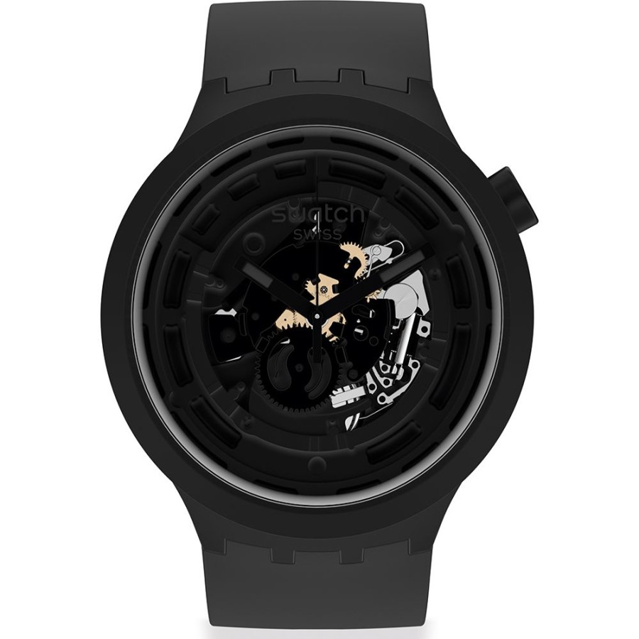 Mulher Swatch | Relogio Swatch Big Bold Sb03B100 C-Black