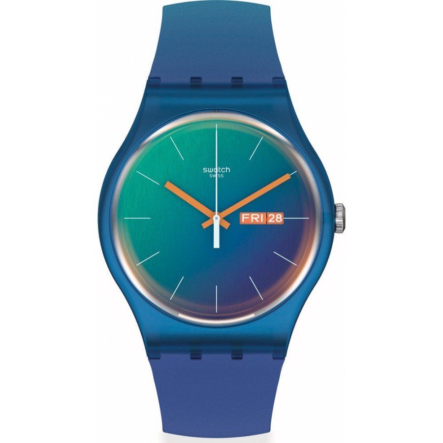 Mulher Swatch | Relogio Swatch Newgent So29N708 Fade To Teal