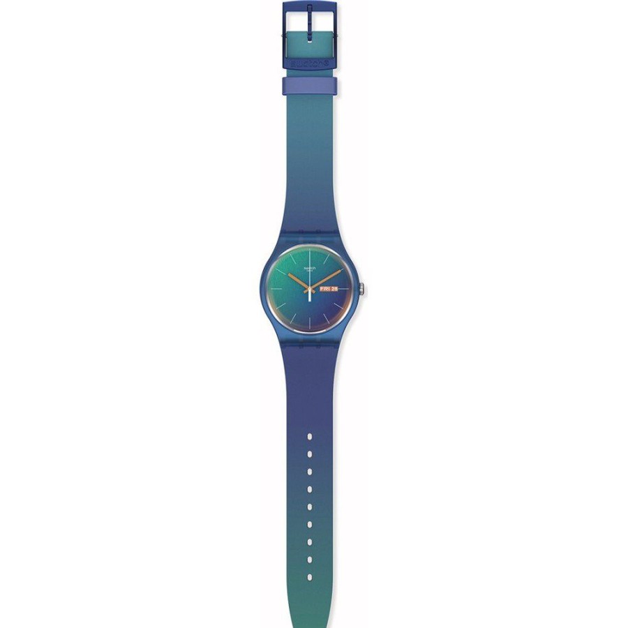 Mulher Swatch | Relogio Swatch Newgent So29N708 Fade To Teal