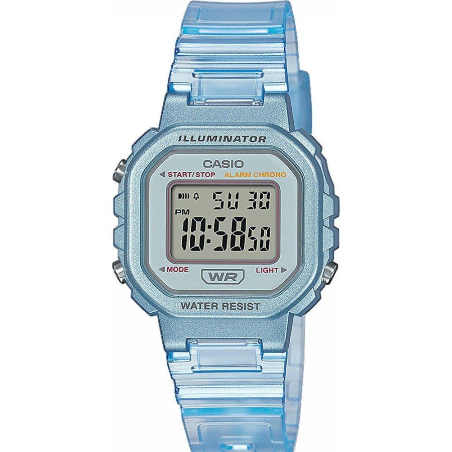 Criancas Casio | Relogio Casio Vintage La-20Whs-2Aef Collection Transparent