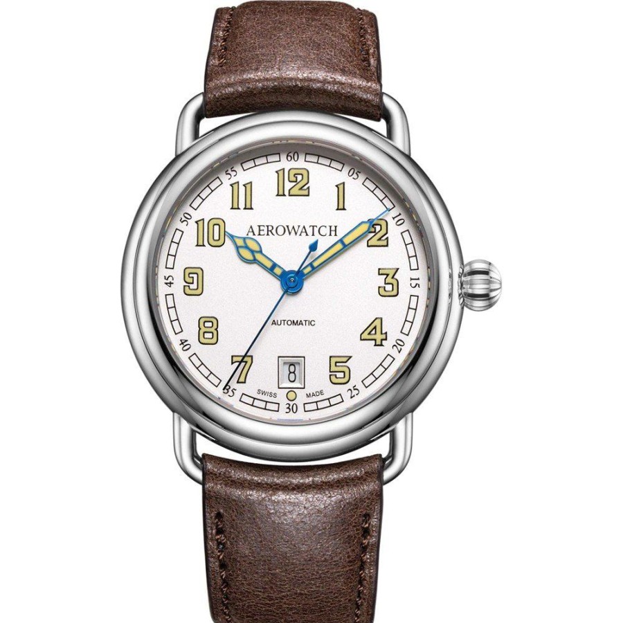 Homem Aerowatch | Relogio Aerowatch 1942 60900-Aa20 1942 Automatic