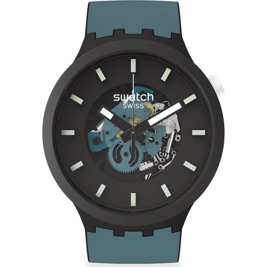 Homem Swatch | Relogio Swatch Big Bold Sb03B107 Night Trip