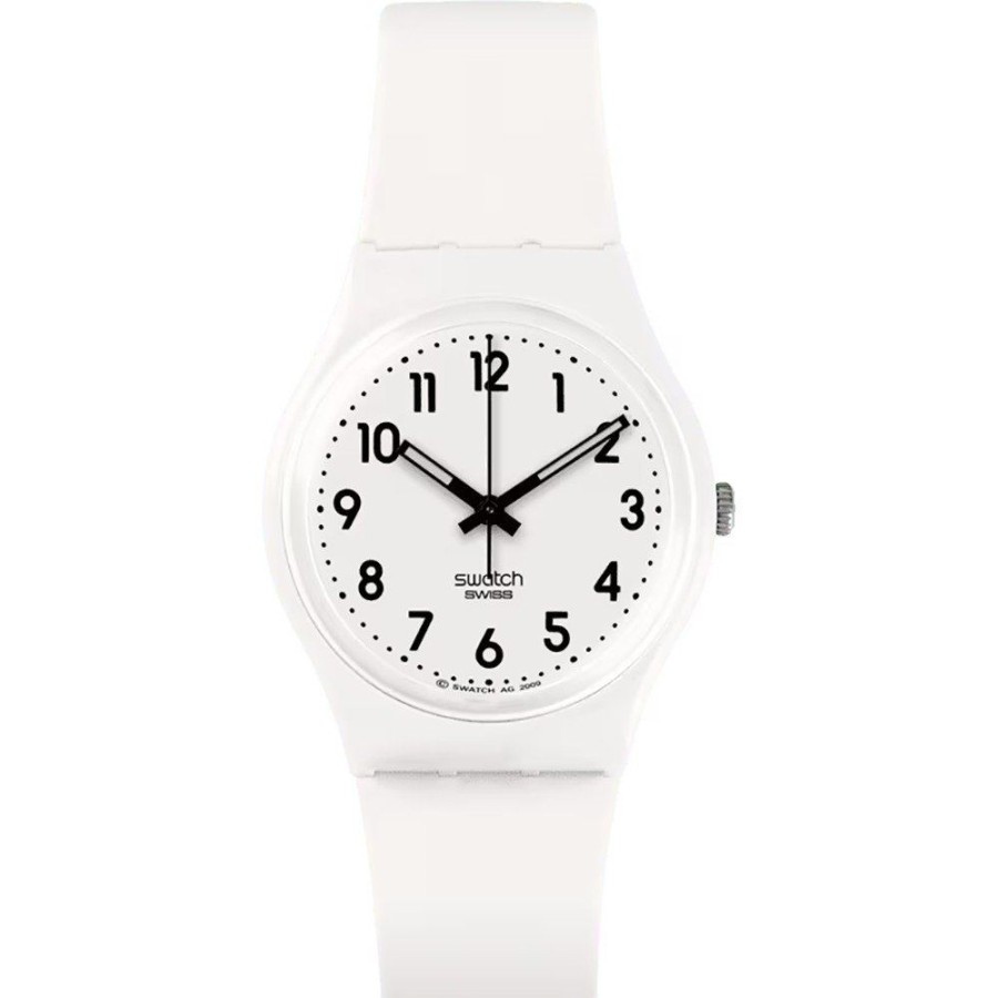 Mulher Swatch | Relogio Swatch The Originals Bio-Reloaded So28W107-S14 Just White Soft