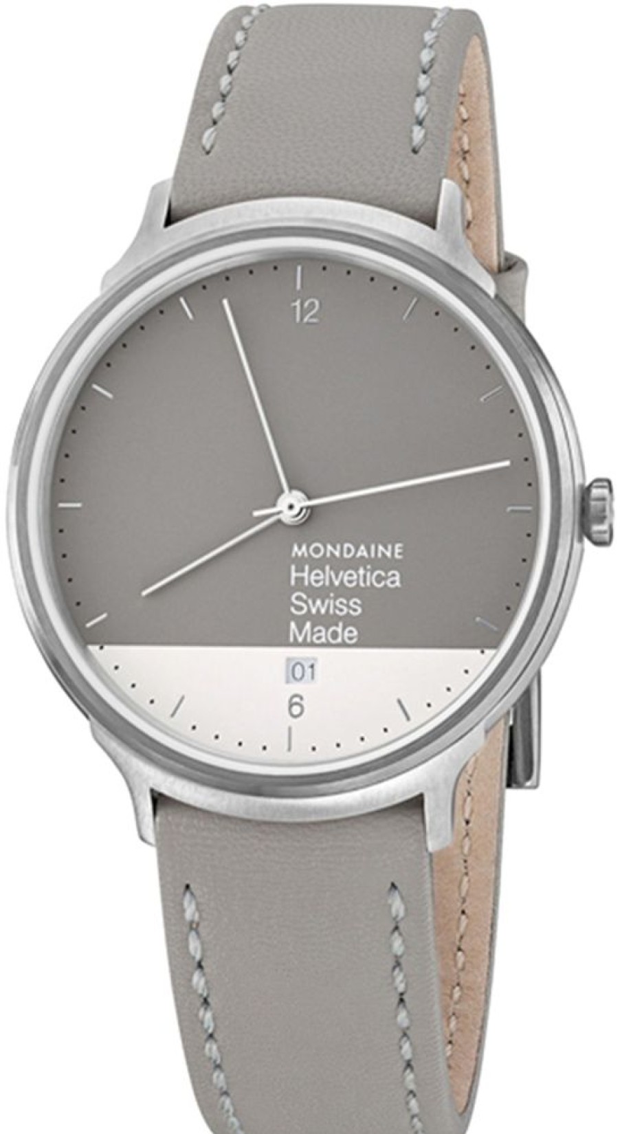 Mulher Mondaine | Relogio Mondaine Helvetica Mh1.L2280.Lh Helvetica No1 Light 38 Graphic Edition