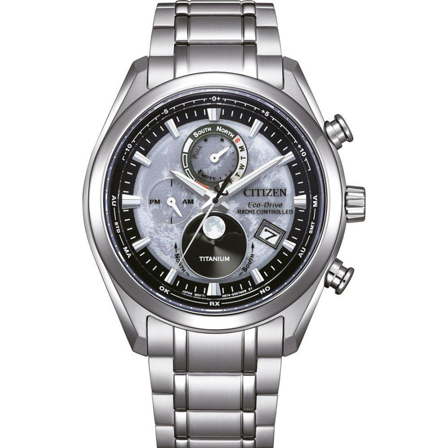 Homem Citizen | Relogio Citizen Super Titanium By1010-81H Tsuki-Yomi