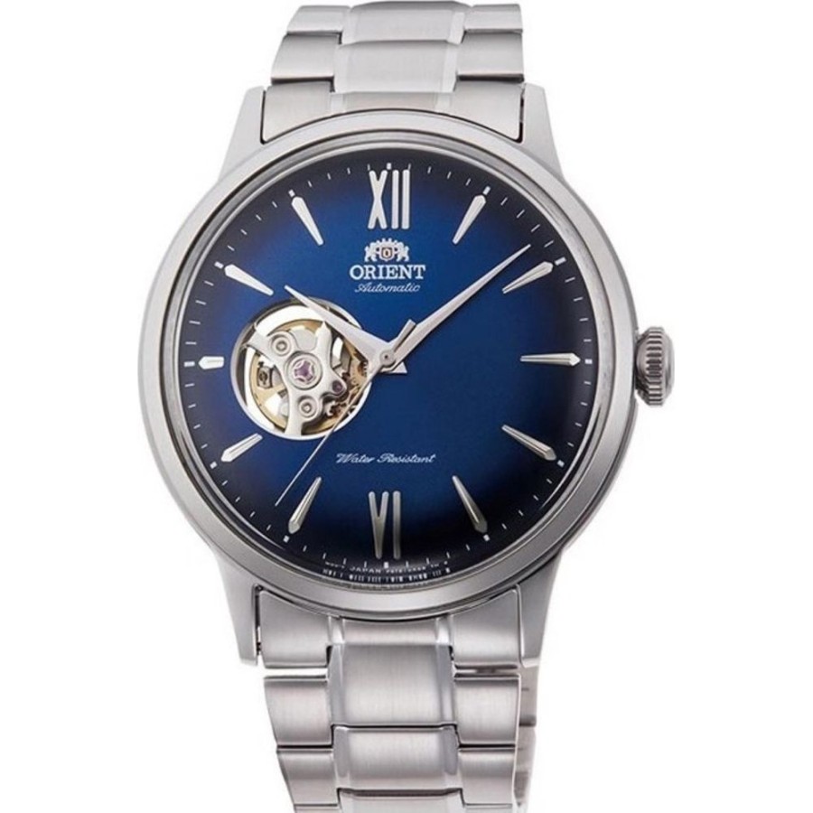 Homem Orient | Relogio Orient Bambino Ra-Ag0028L10B Bambino Open Heart