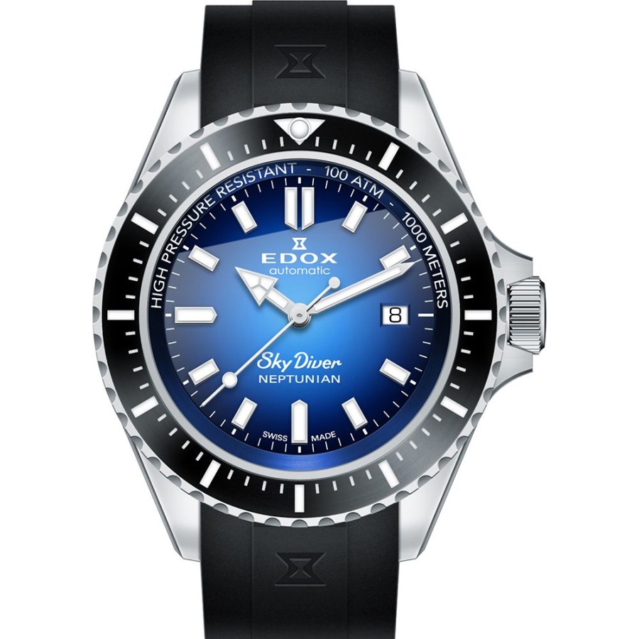 Homem Edox | Relogio Edox Skydiver 80120-3Nca-Buidn Skydiver Neptunian