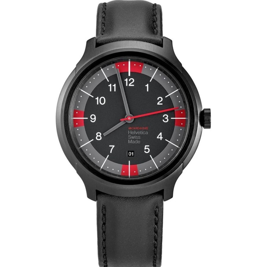 Homem Mondaine | Relogio Mondaine Helvetica Mh1.B1222.Lb Helvetica No1 Bold