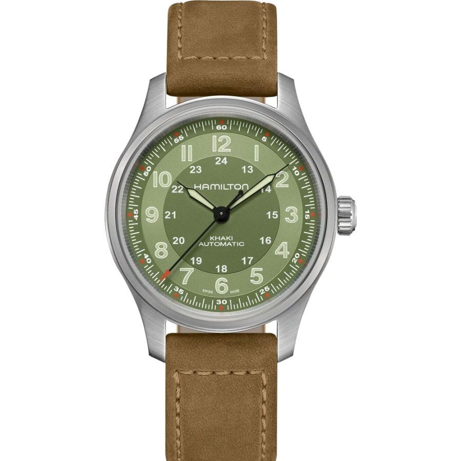 Homem Hamilton | Relogio Hamilton Field H70545560 Khaki Titanium