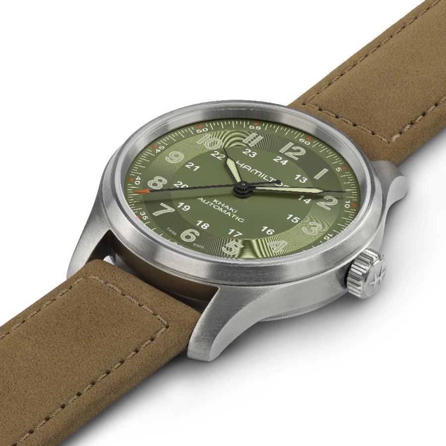 Homem Hamilton | Relogio Hamilton Field H70545560 Khaki Titanium