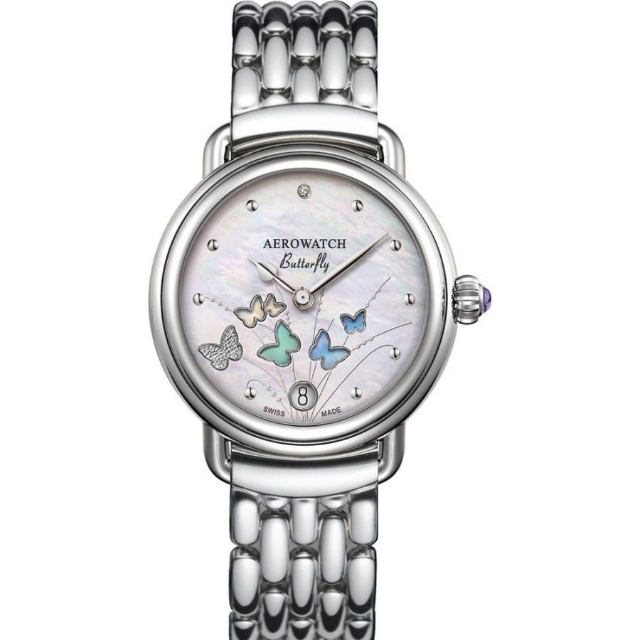 Mulher Aerowatch | Relogio Aerowatch 1942 44960-Aa05-M 1942 - Butterfly