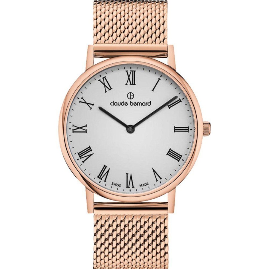 Homem Claude Bernard | Relogio Claude Bernard 20214 37Rm Br Classic Design