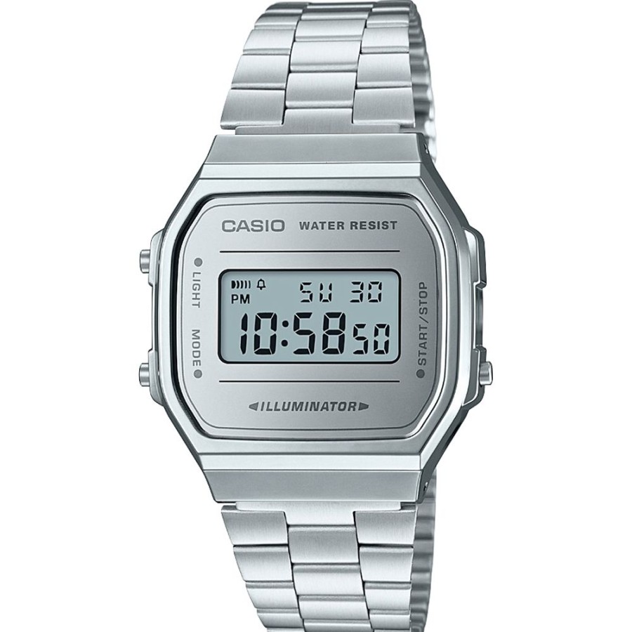 Homem Casio | Relogio Casio Vintage A168Wem-7Ef Retro Mirror