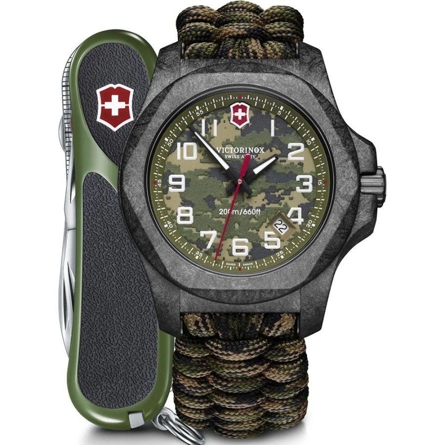 Homem Victorinox Swiss Army | Relogio Victorinox Swiss Army I.N.O.X. 241927.1 I.N.O.X. Carbon Le