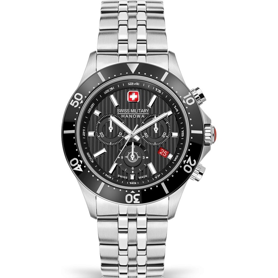 Homem Swiss Military Hanowa | Relogio Swiss Military Hanowa Land Smwgi2100701 Flagship X Chrono