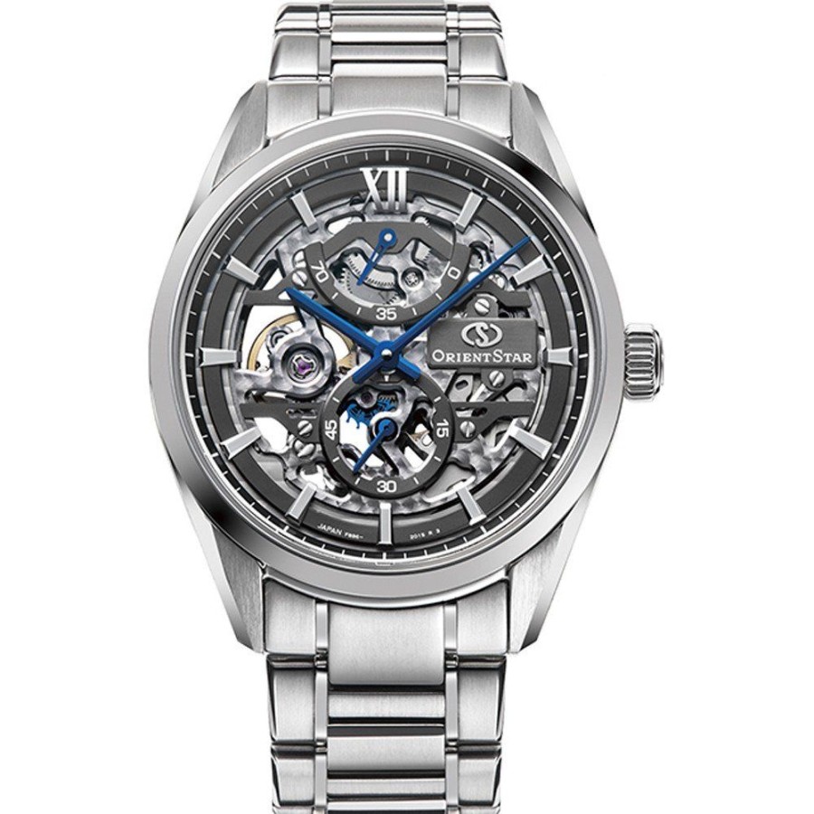 Homem Orient | Relogio Orient Star Re-Az0101N Contemporary Skeleton