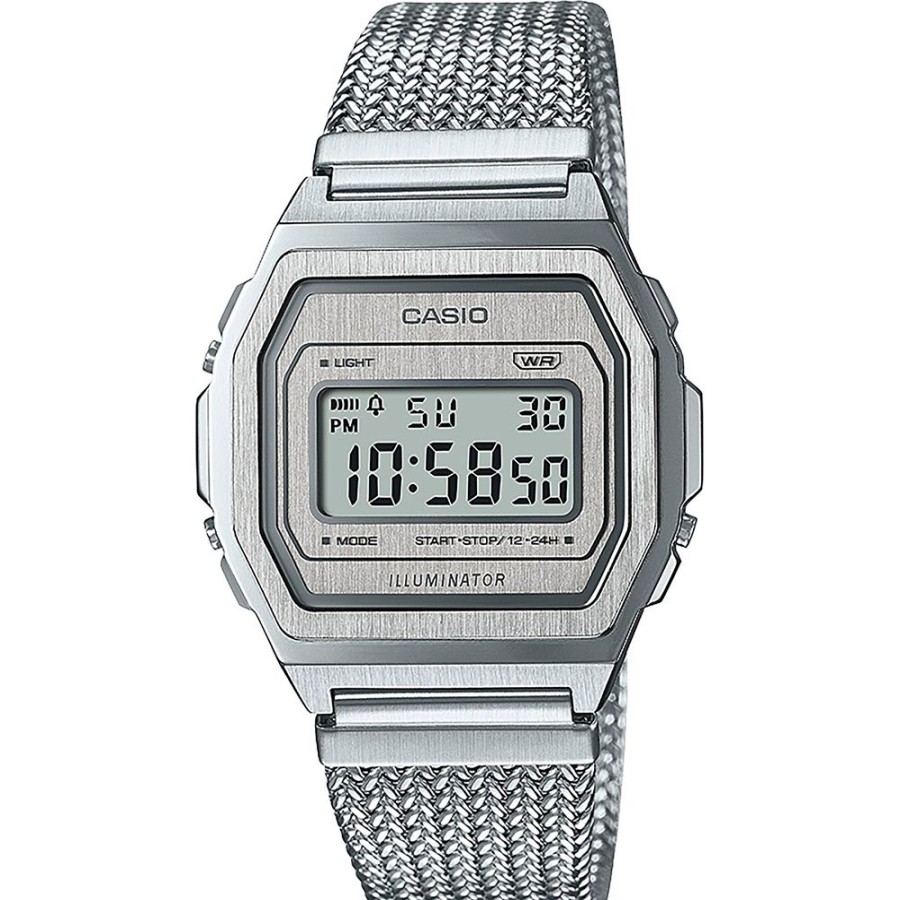 Homem Casio | Relogio Casio Vintage A1000Ma-7Ef Vintage Iconic