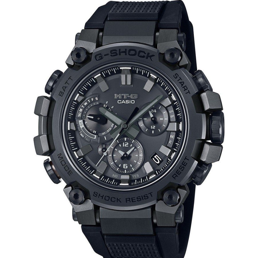 Homem G-Shock | Relogio G-Shock Mt-G Mtg-B3000B-1Aer Metal Twisted G - Dual Core Guard