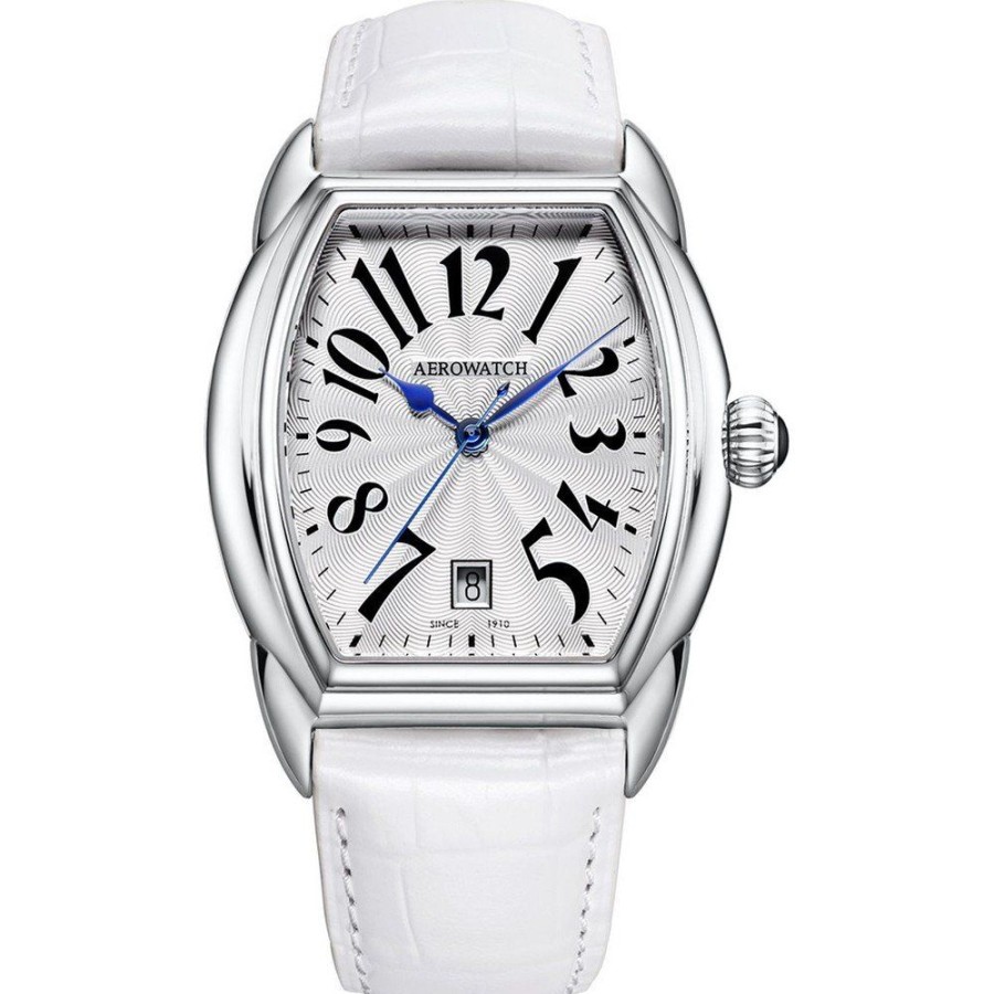 Homem Aerowatch | Relogio Aerowatch Streamline 42959-Aa05-Blanc