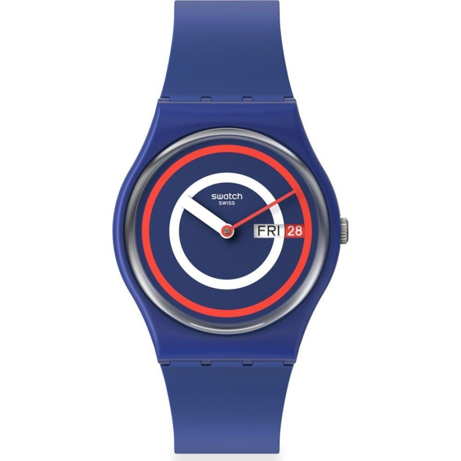 Mulher Swatch | Relogio Swatch The Originals Bio-Reloaded So28N703 Blue To Basics