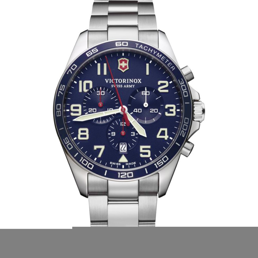 Homem Victorinox Swiss Army | Relogio Victorinox Swiss Army Fieldforce 241857 Fieldforce Chronograph